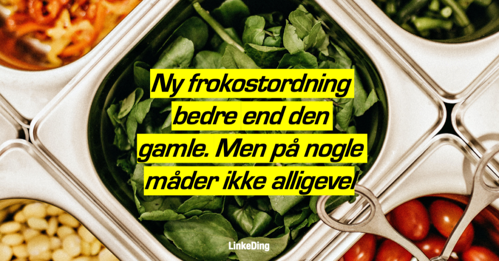 Frokostordning i mellemstor virksomhed etableret som det bedste samtaleemne blandt medarbejdere både før, under og efter spisning.