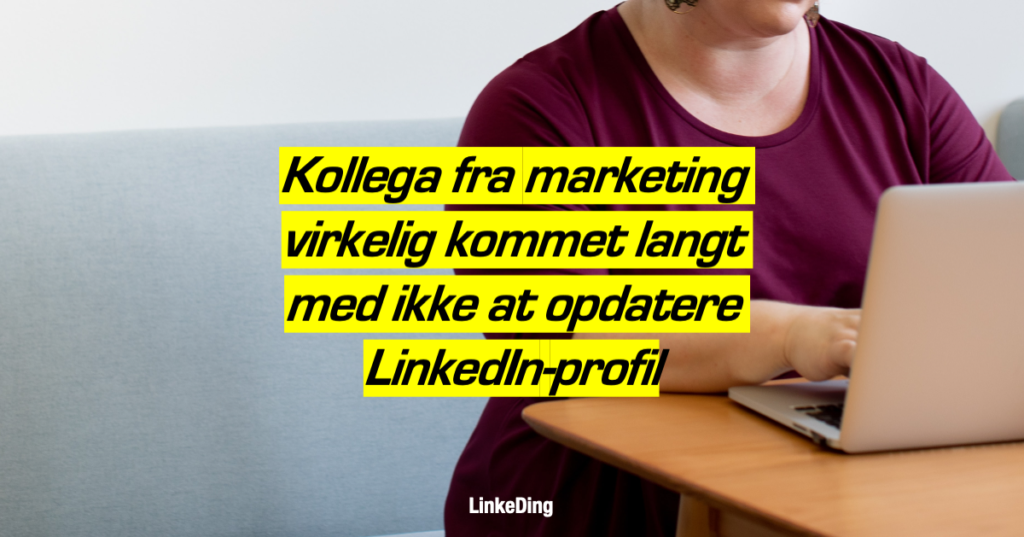 LinkedIn-profil var egentlig klar til den helt store tur, men så gik der nok Netflix, forældreintra og Candy Crush i den.
